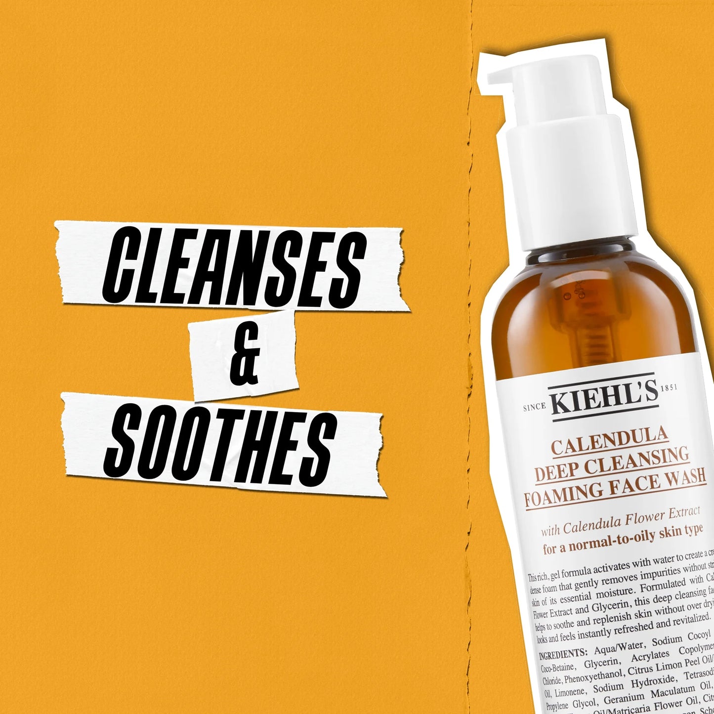 Kiehl's Calendula Deep Cleansing Foaming Face Wash