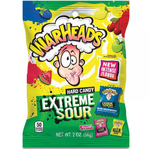 Warheads Extreme Sour Peg Bag Hard Candy